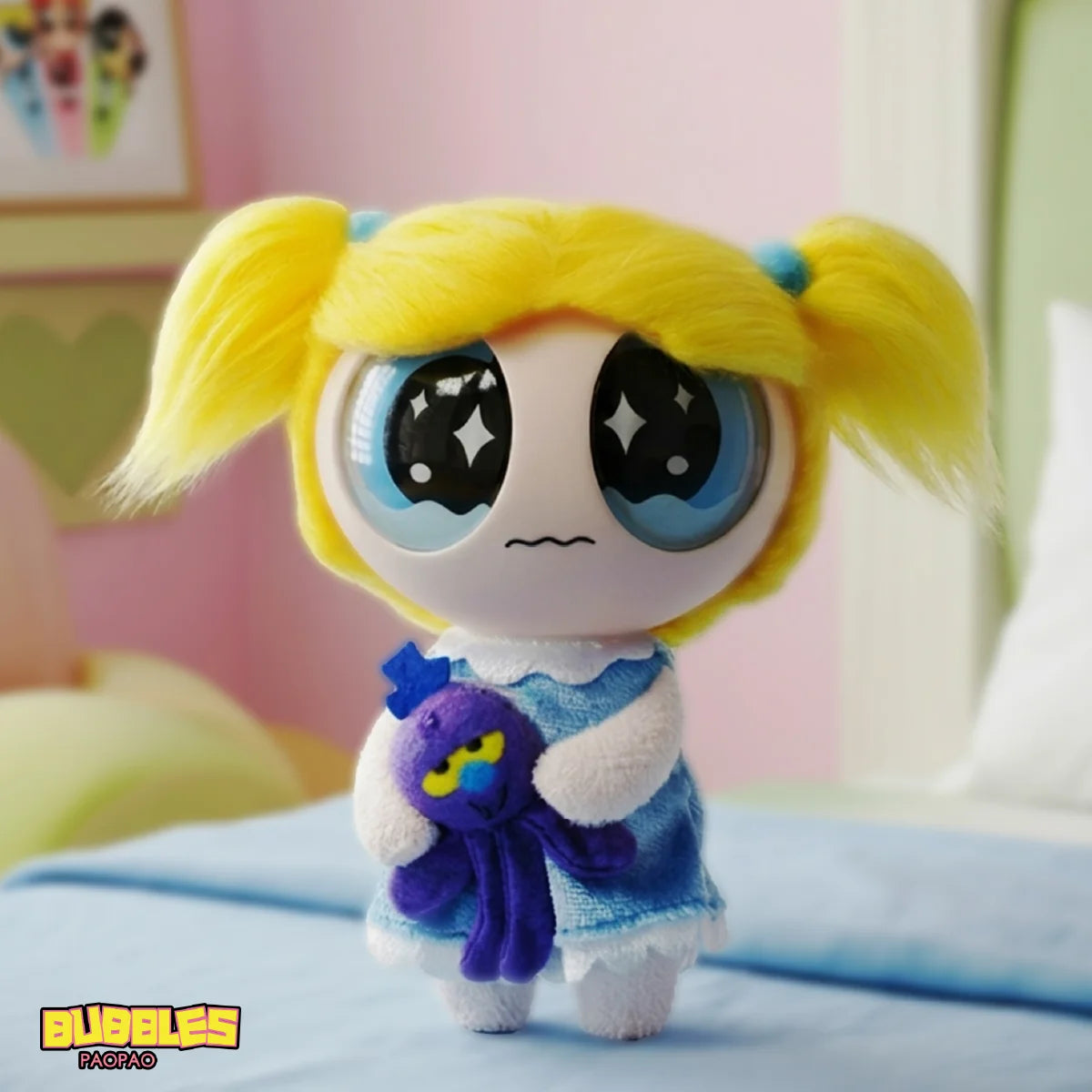 THE POWERPUFF GIRLS GOOD MORNING TOWNSVILLE SERIES PLUSH CHARM