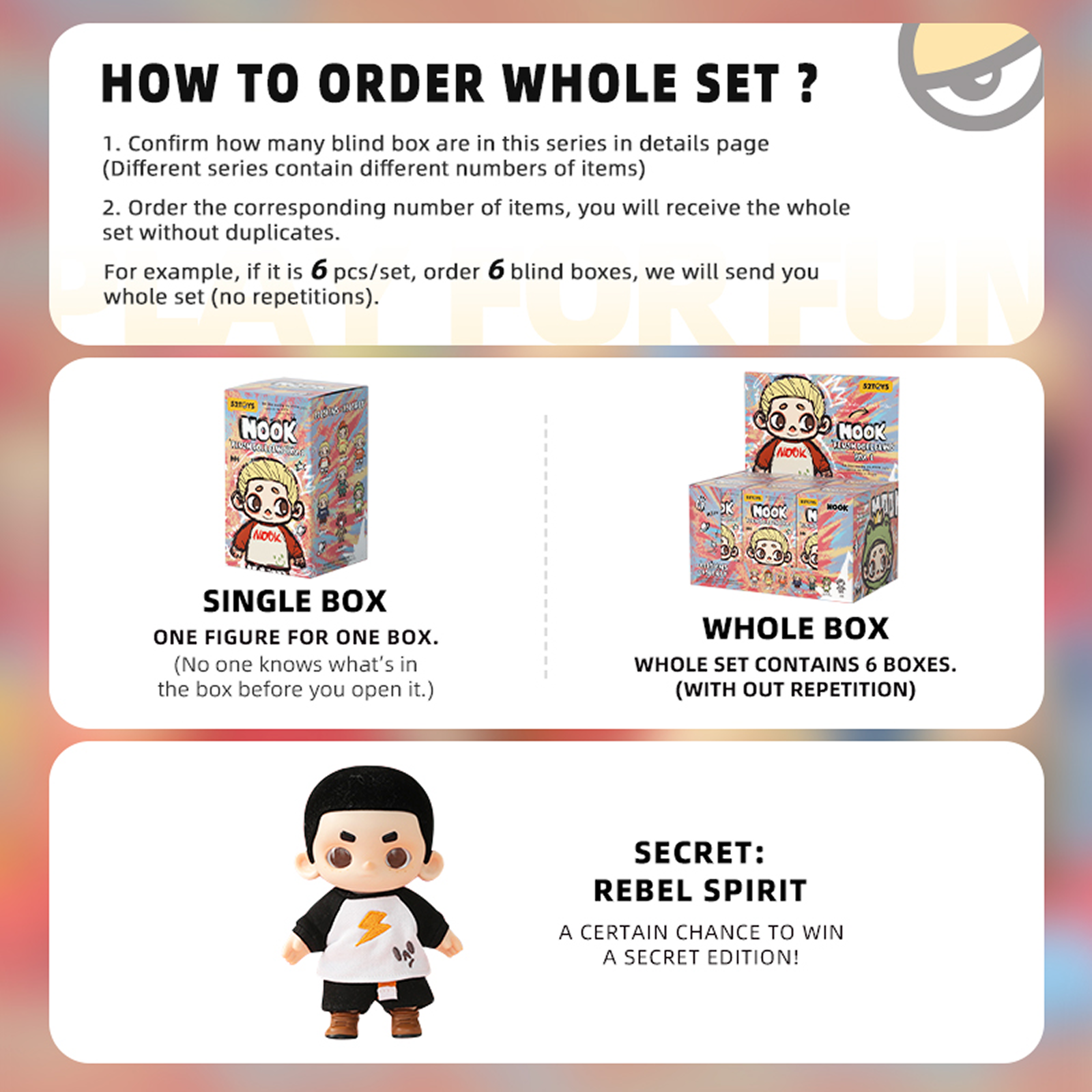NOOK Plush Doll Blind Box