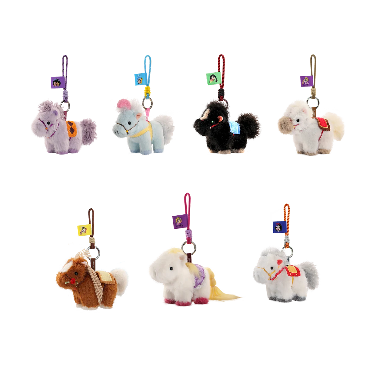 DISNEY PRINCESS PONY PALS SERIES PLUSH KEYCHAIN
