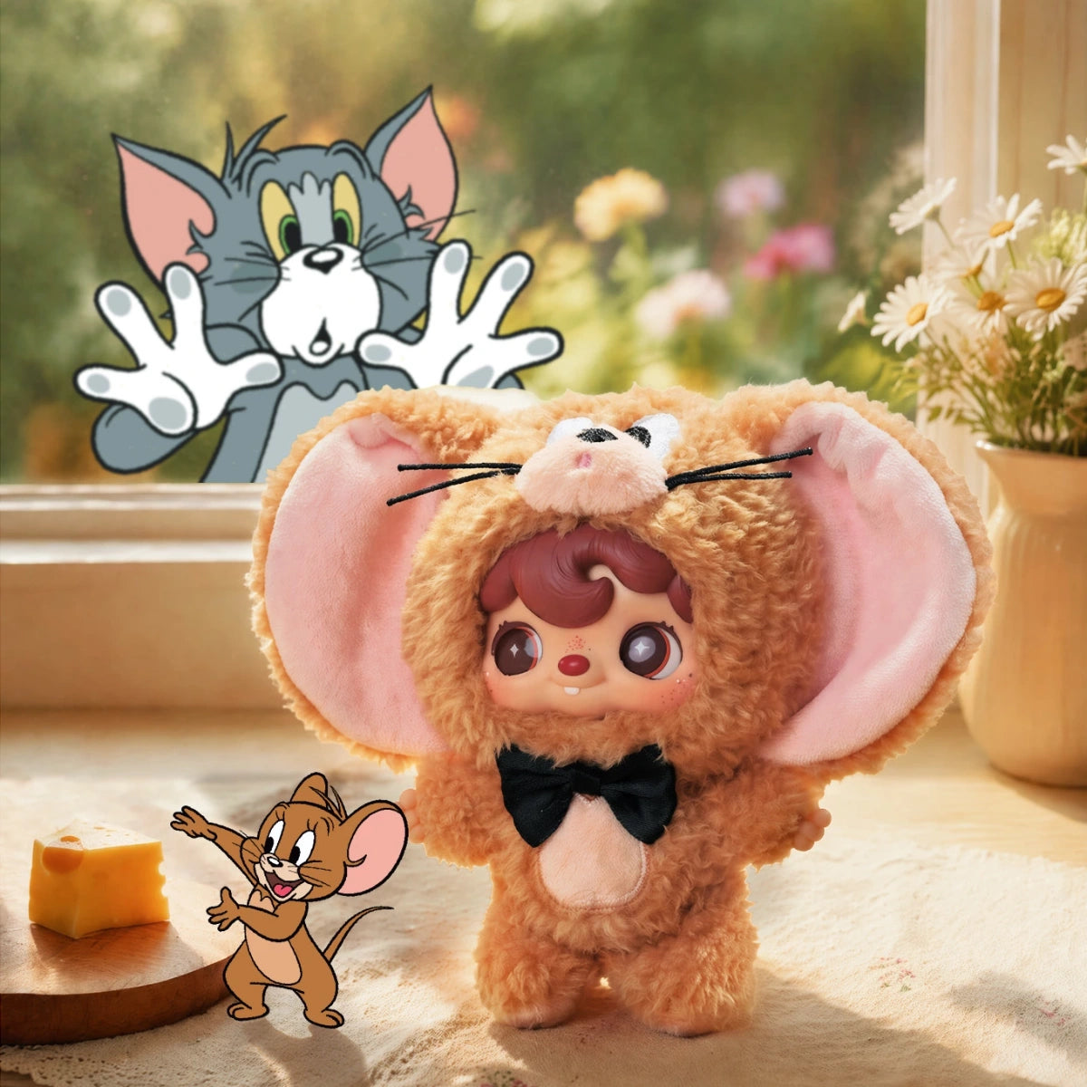 POUKAPOUKA × TOM AND JERRY U-NIQUE FRIEND VINYL PLUSH BLIND BOX