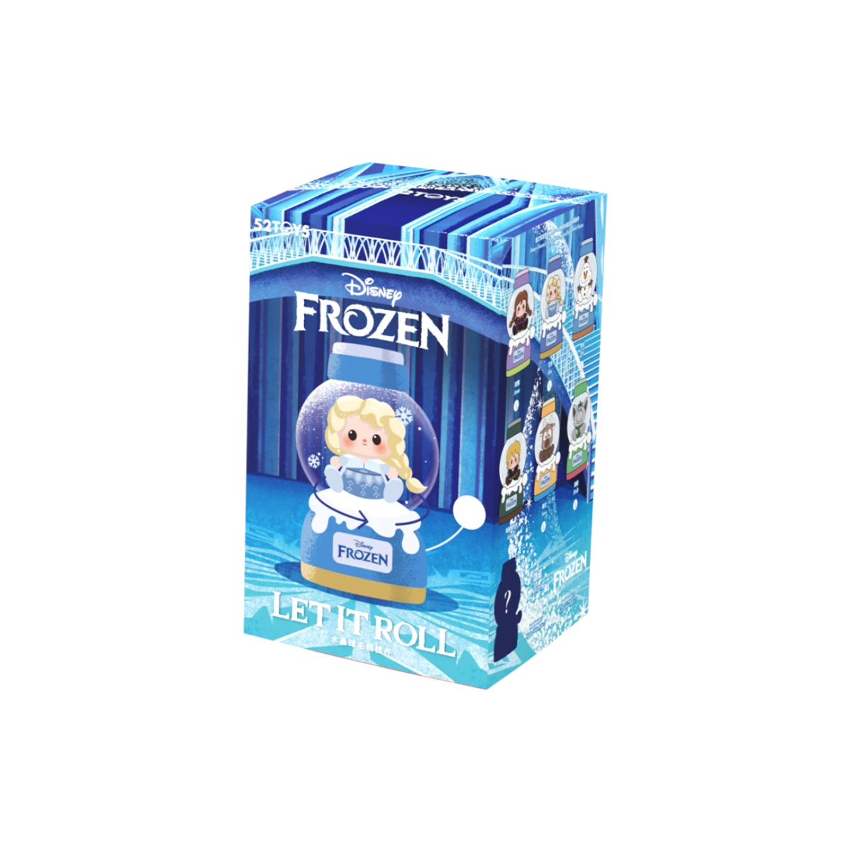 ディズニー『アナと雪の女王』Let It Rollクリスタルボールぬいぐるみチャームの単品ブラインドボックス
