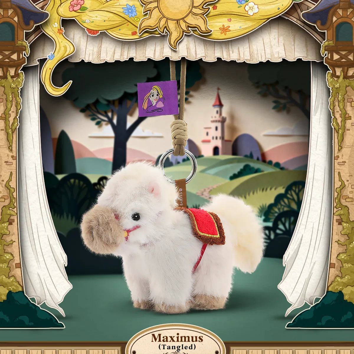 DISNEY PRINCESS PONY PALS SERIES PLUSH KEYCHAIN