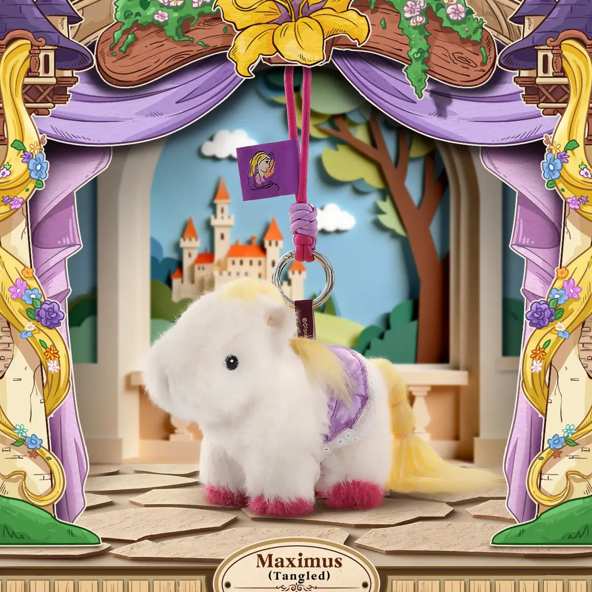 DISNEY PRINCESS PONY PALS SERIES PLUSH KEYCHAIN