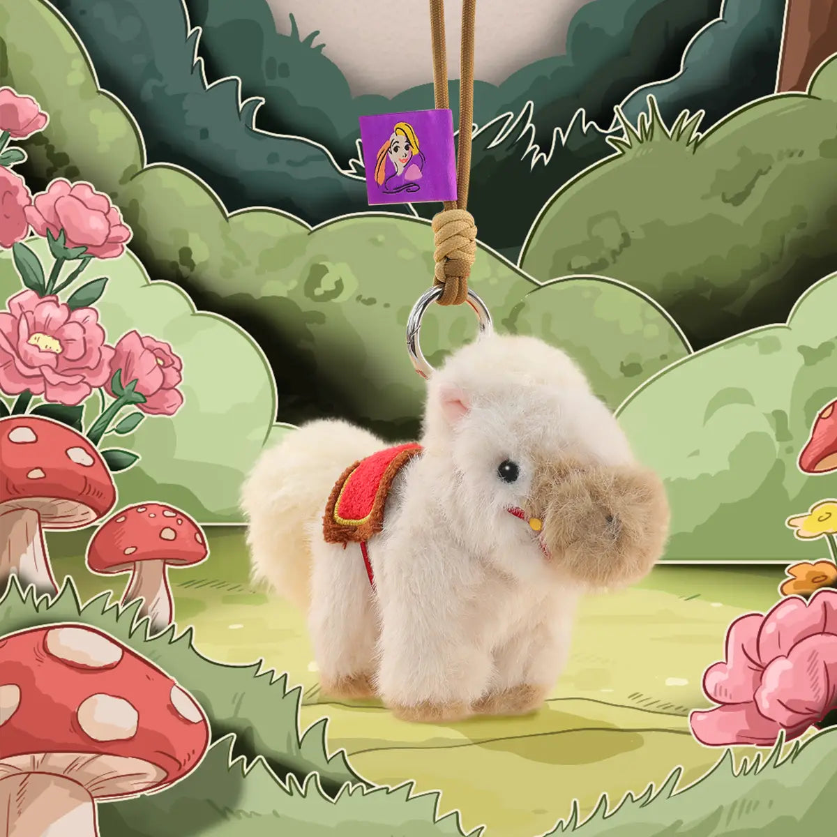 DISNEY PRINCESS PONY PALS SERIES PLUSH KEYCHAIN