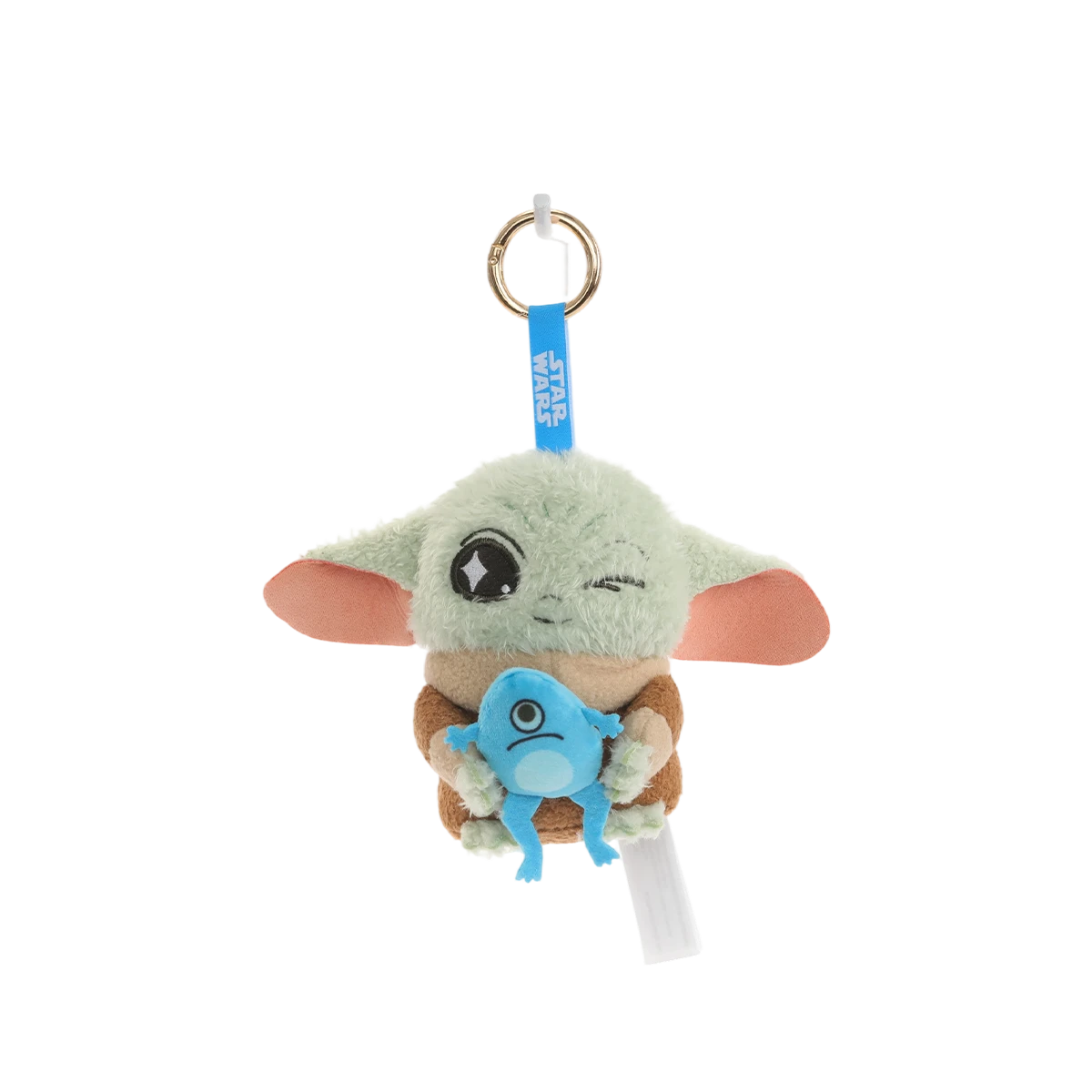 Main product view in gray and brown tones from DISNEY GROGU FULL BELLY PLANET SERIES PLUSH BLIND BOX by 52TOYS