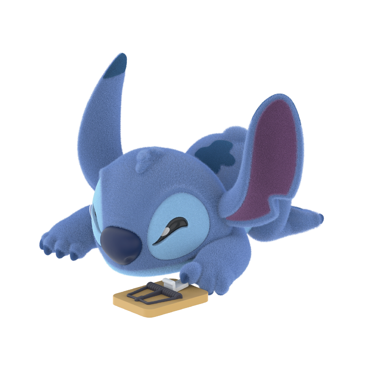Stitch lying down while pressing a rectangular switch