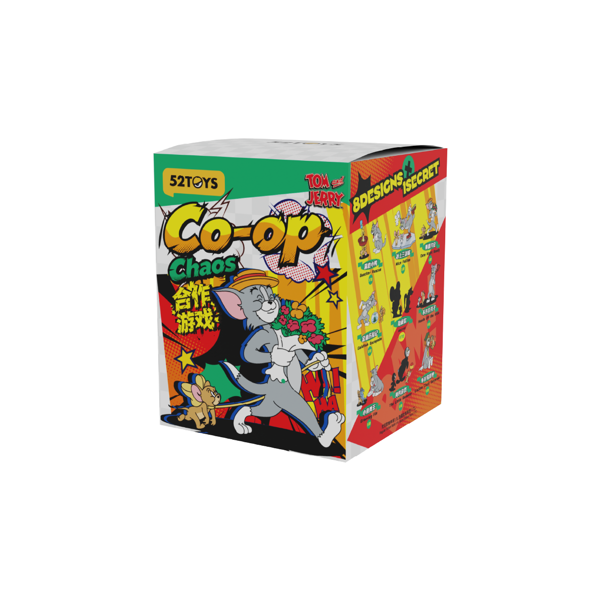 Tom & Jerry Co-op Chaos single blind box with eight-design guide and secret