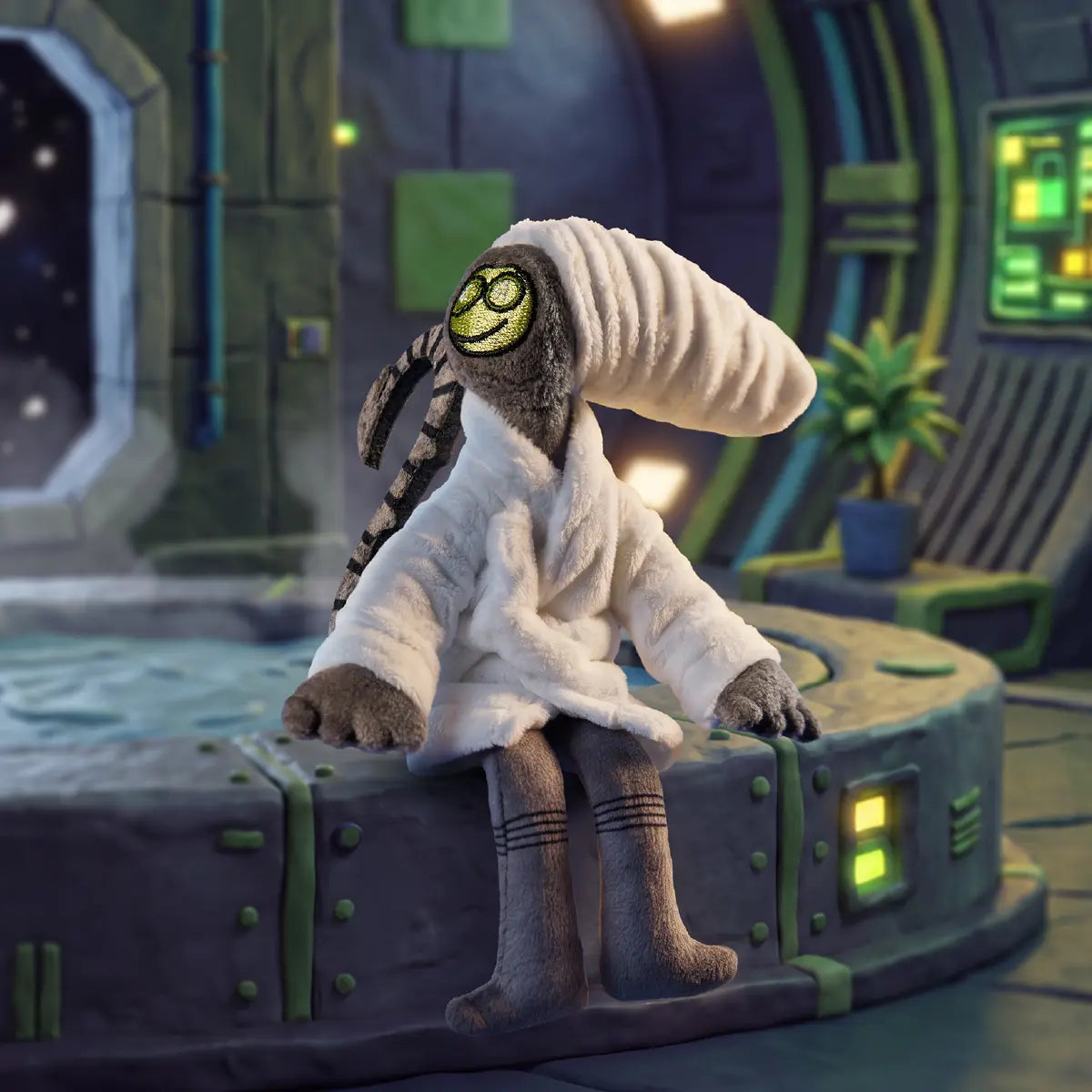ALIEN OUT OF OFFICE SERIES PLUSH KEYCHAIN BLIND BOX