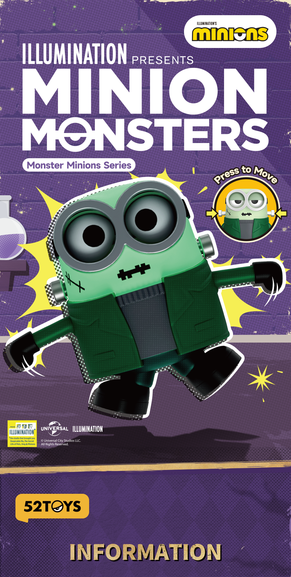 52TOYS MINIONS MONSTERS ブラインドボックス