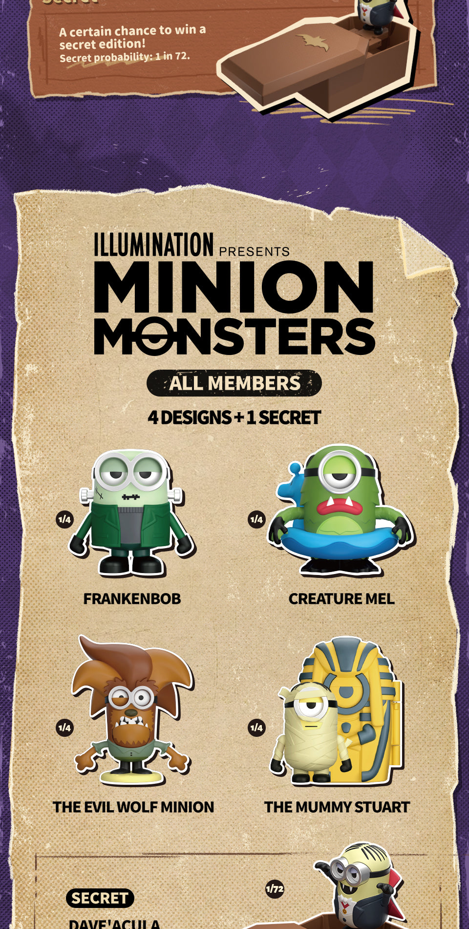 MINIONS MONSTERS SERIES