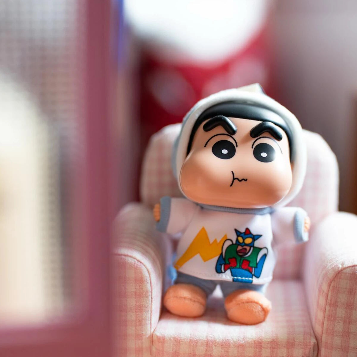 CRAYON SHINCHAN WARDROBE SERIES LLAVERO DE PELUCHE