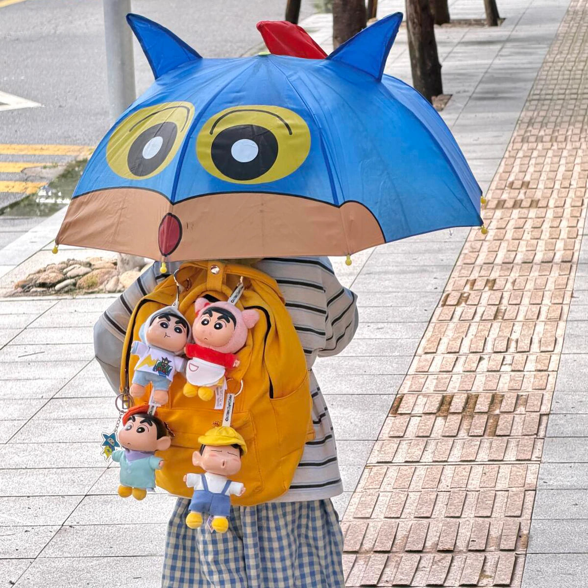 CRAYON SHINCHAN WARDROBE SERIES LLAVERO DE PELUCHE