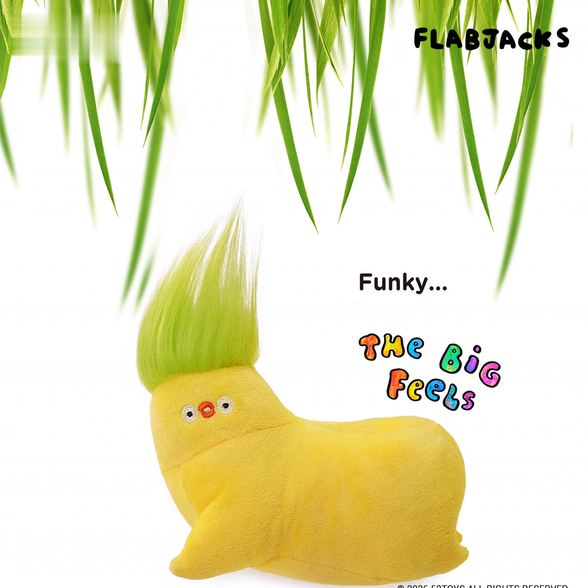FLABJACKS THE BIG FEELS SERIES PLUSH CHARM PELUCHE