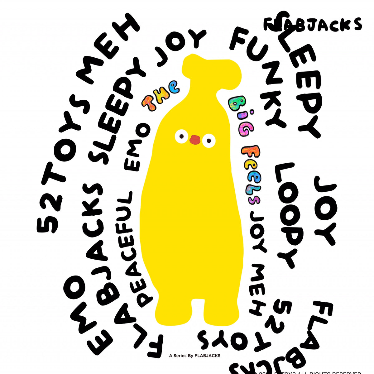 FLABJACKS THE BIG FEELS SERIES PLUSH CHARM PELUCHE