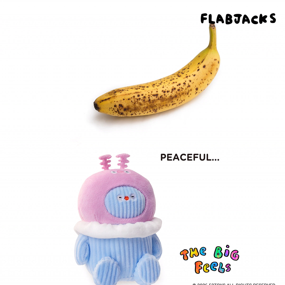 FLABJACKS THE BIG FEELS SERIES PLUSH CHARM PELUCHE