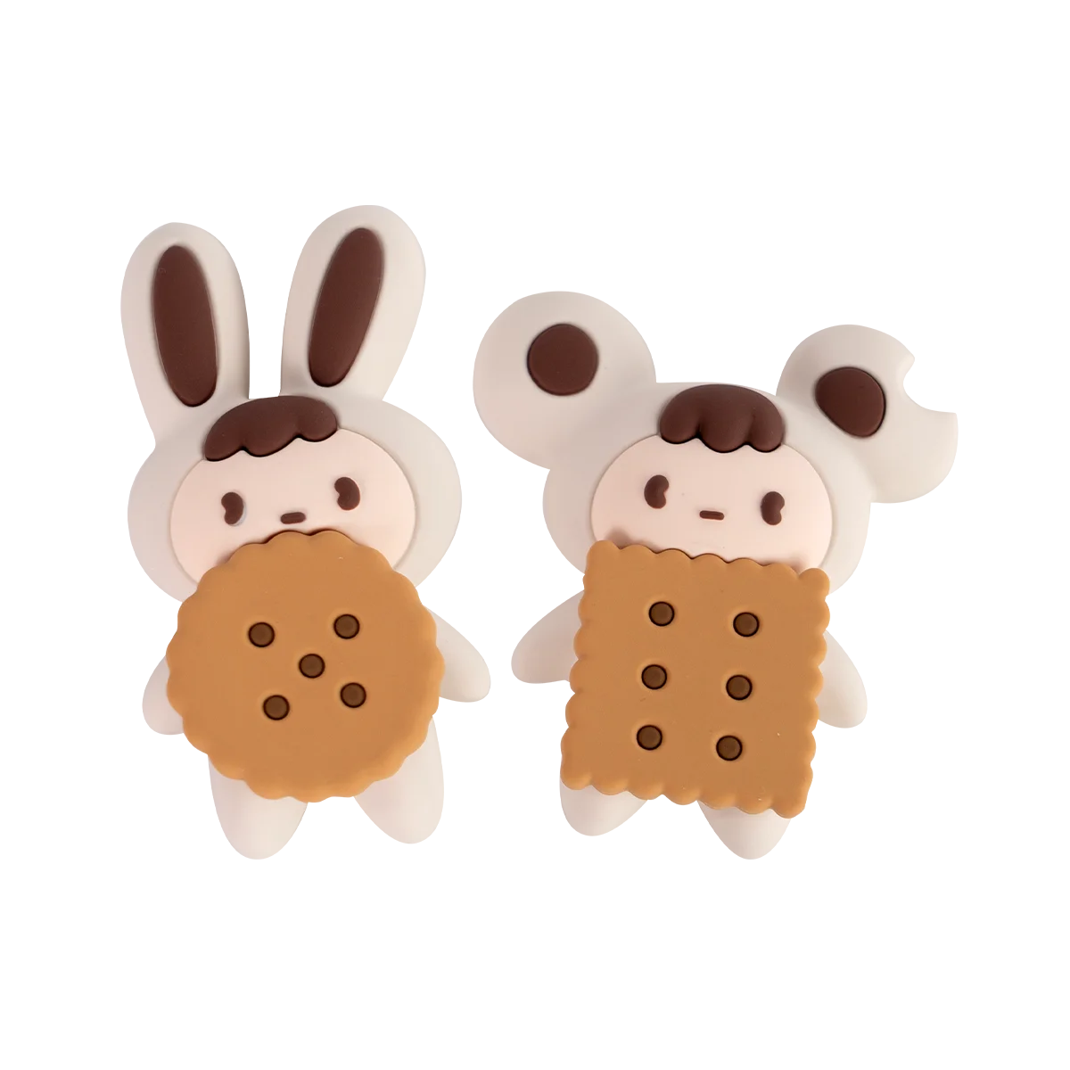 52TOYS LITTLE BUNS MELTING TOGETHER シリーズ 光る冷蔵庫マグネット