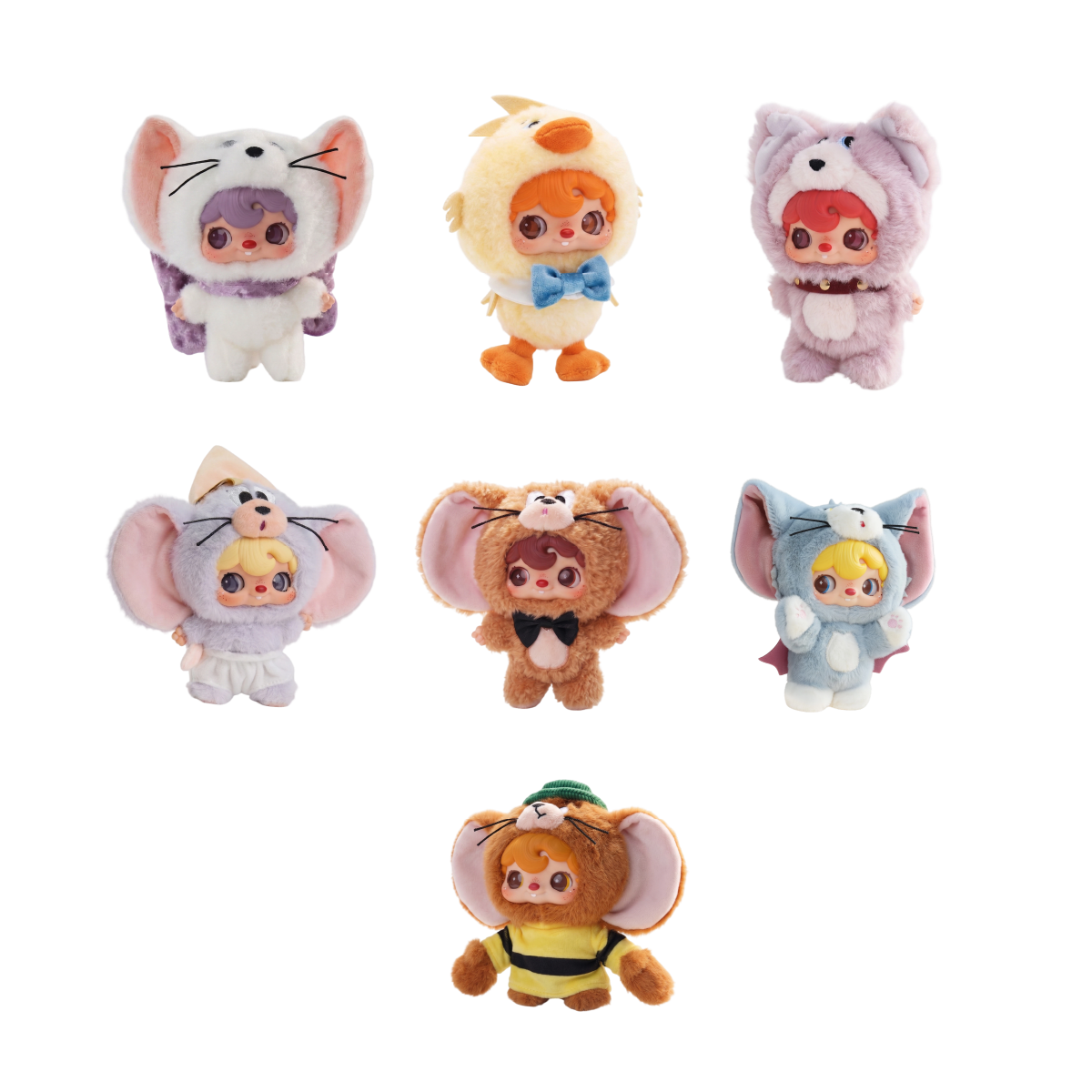 POUKAPOUKA × TOM AND JERRY U-NIQUE FRIEND VINYL PLUSH BLIND BOX