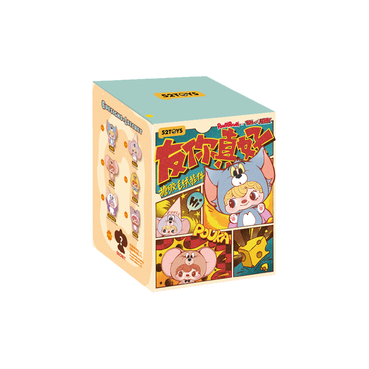 POUKAPOUKA × TOM AND JERRY U-NIQUE FRIEND VINYL PLUSH BLIND BOX