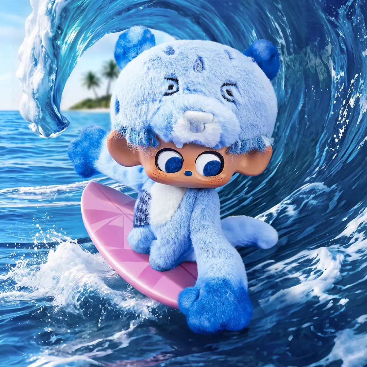 WIGO NATURAL HIGH FAMILY - FLUFFY FRIENDS PARTY VINYL PLUSH BLIND BOX