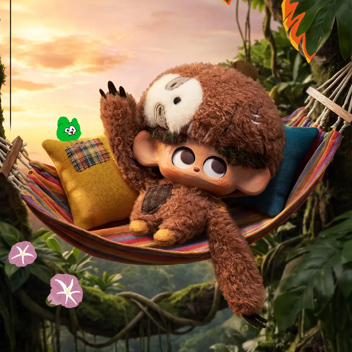 WIGO NATURAL HIGH FAMILY - FLUFFY FRIENDS PARTY VINYL PLUSH BLIND BOX