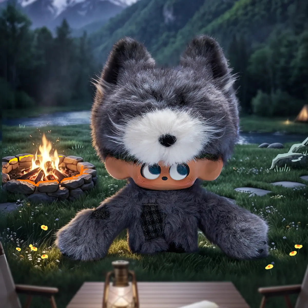 WIGO NATURAL HIGH FAMILY - FLUFFY FRIENDS PARTY VINYL PLUSH BLIND BOX