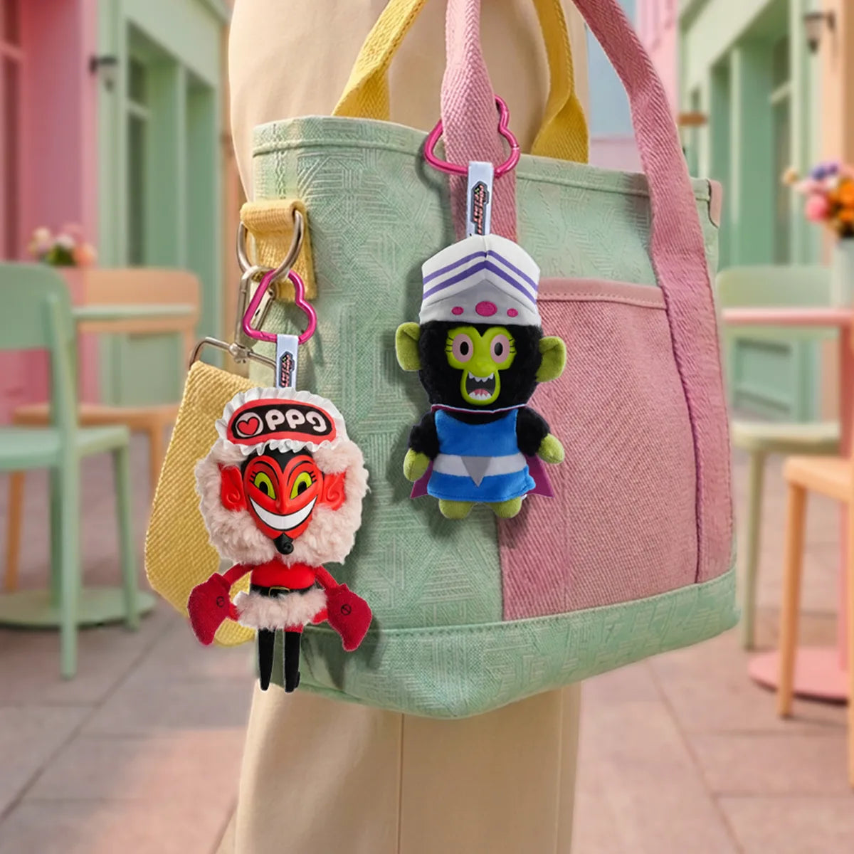 THE POWERPUFF GIRLS GOOD MORNING TOWNSVILLE SERIES PLUSH CHARM