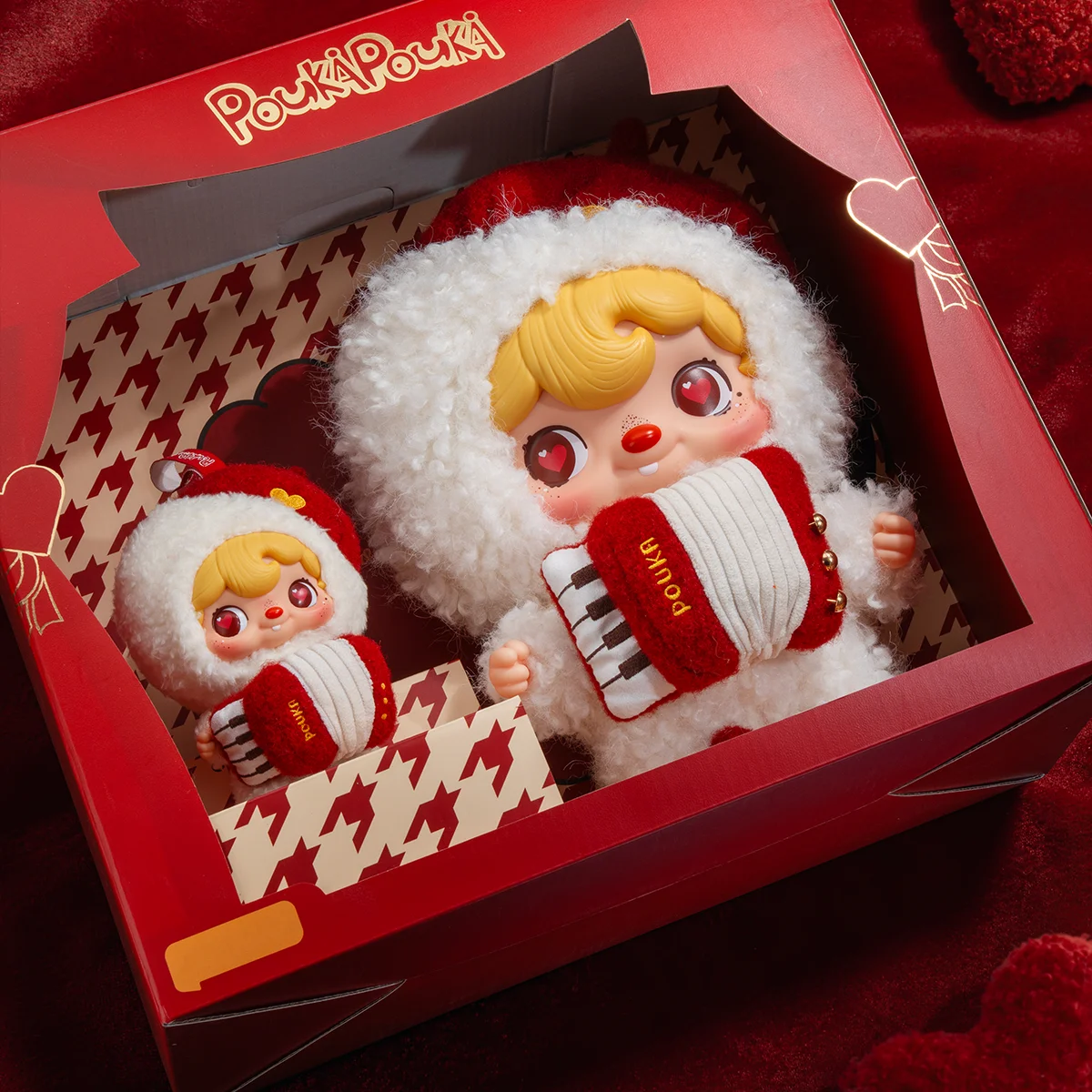 POUKAPOUKA LOVESTRUCK MUSICIAN PLUSH GIFT SET