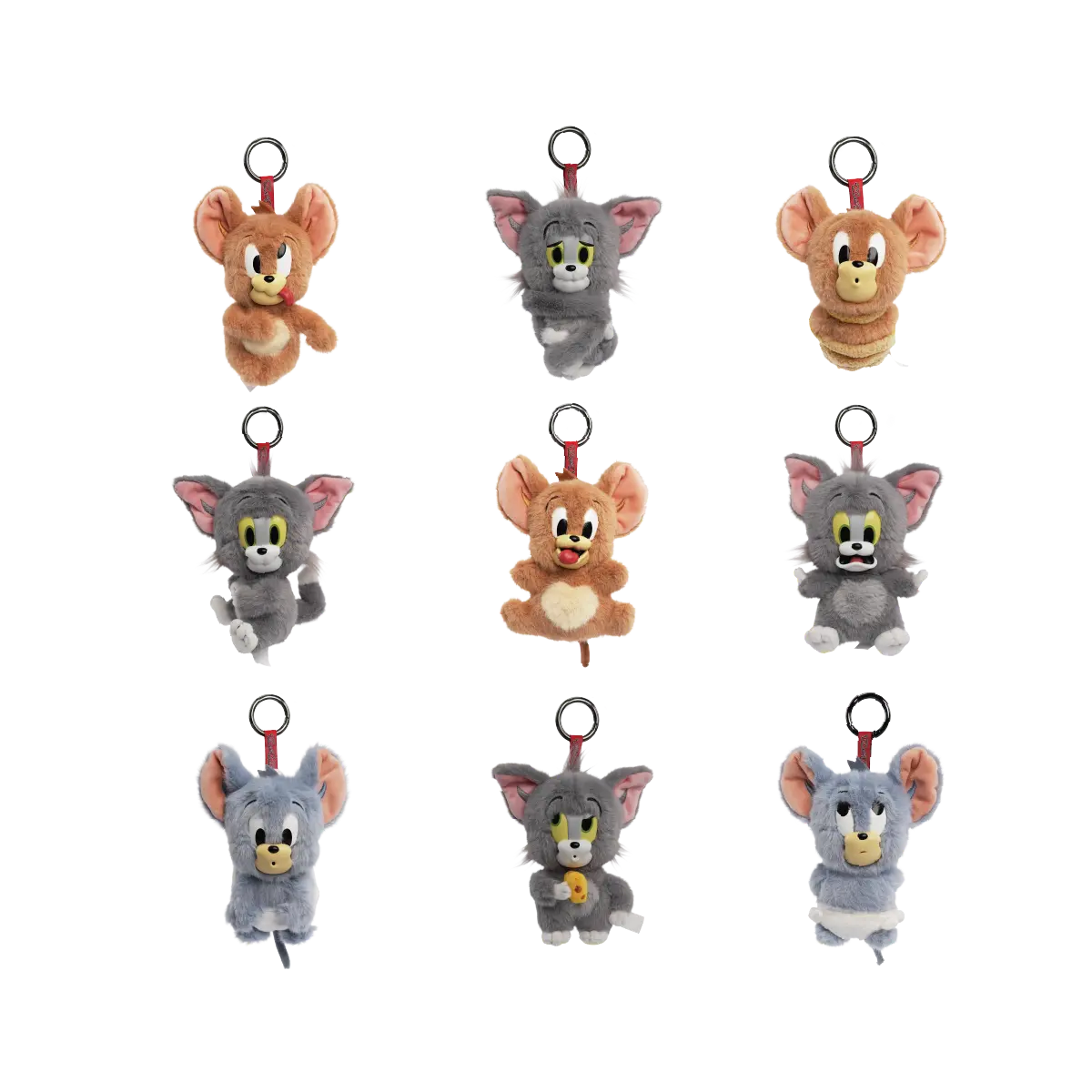 Tom and Jerry Oddly Odd — Nine Tom and Jerry plush designs with different expressions and body shapes