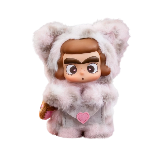 52TOYS CICILU THE ROSE LEOPARD-PATTERNED MESSENGER ぬいぐるみ