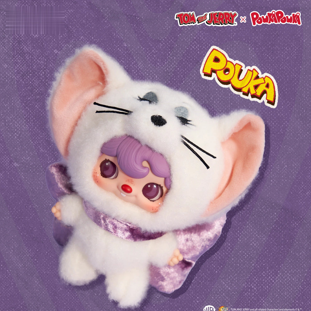 POUKAPOUKA × TOM AND JERRY U-NIQUE FRIEND VINYL PLUSH BLIND BOX