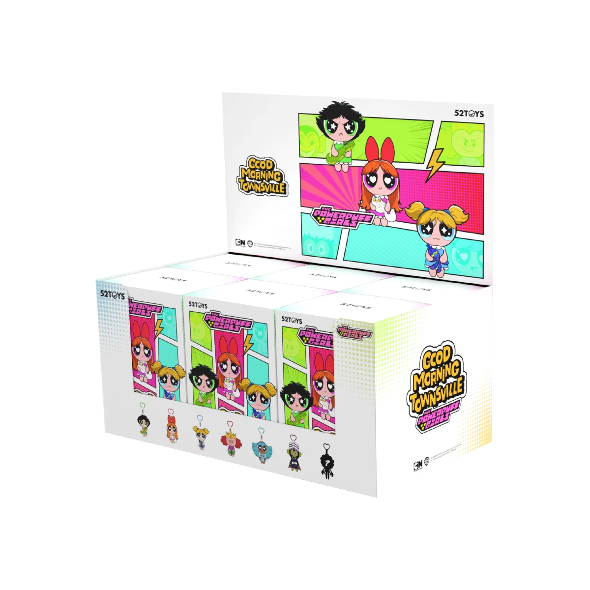 THE POWERPUFF GIRLS GOOD MORNING TOWNSVILLE SERIES PLUSH CHARM