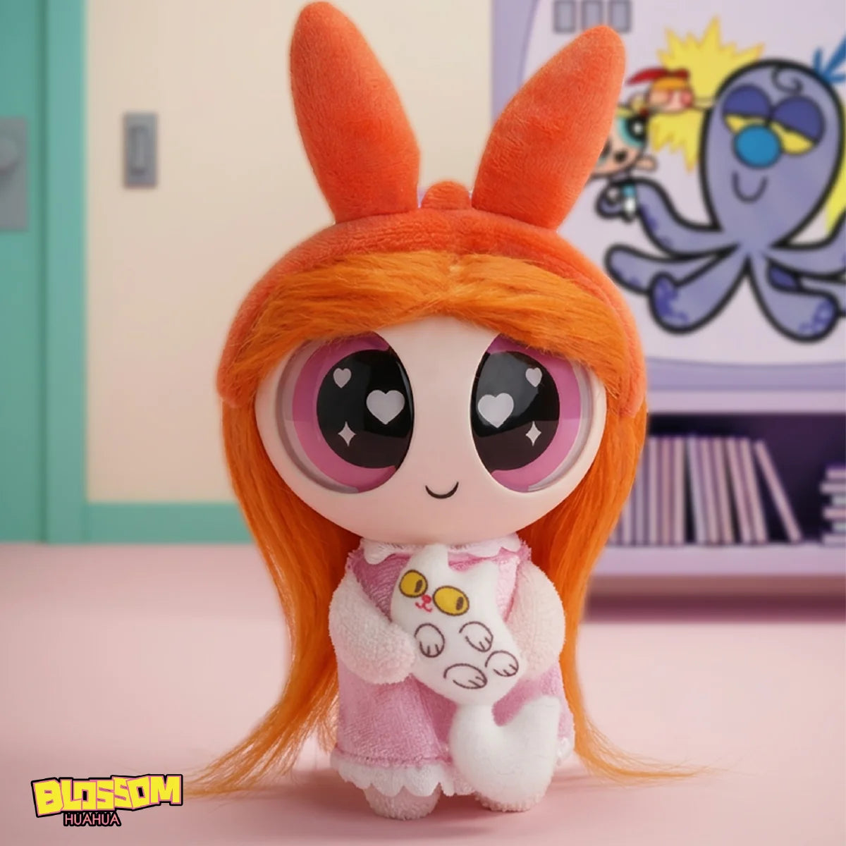 THE POWERPUFF GIRLS GOOD MORNING TOWNSVILLE SERIES PLUSH CHARM
