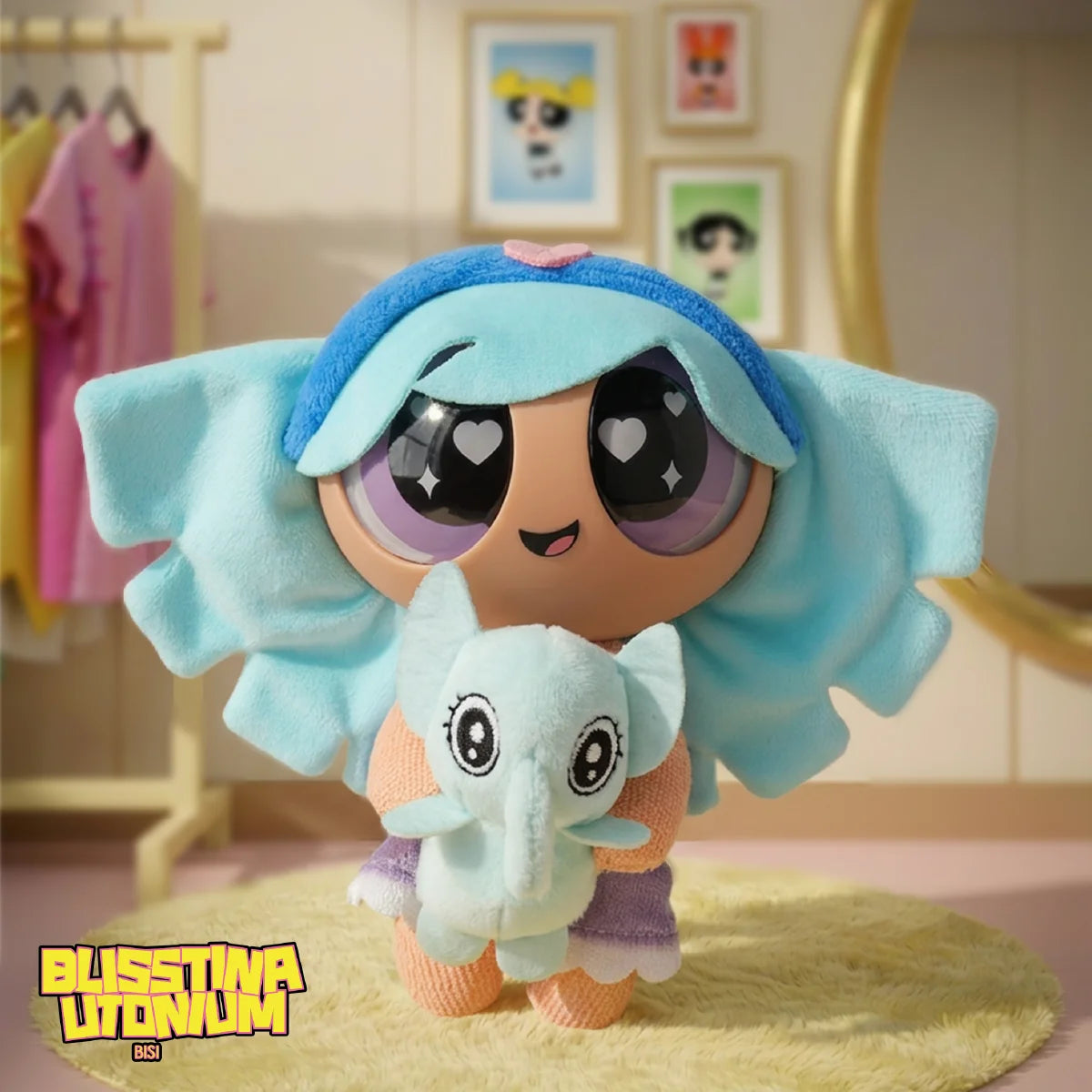 THE POWERPUFF GIRLS GOOD MORNING TOWNSVILLE SERIES PLUSH CHARM