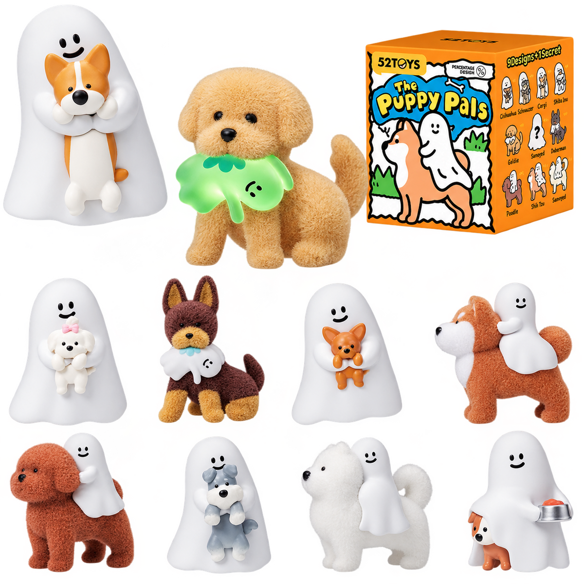 GHODY THE PUPPY DOGS PALS GLOW IN THE DARK SERIES BLIND BOX