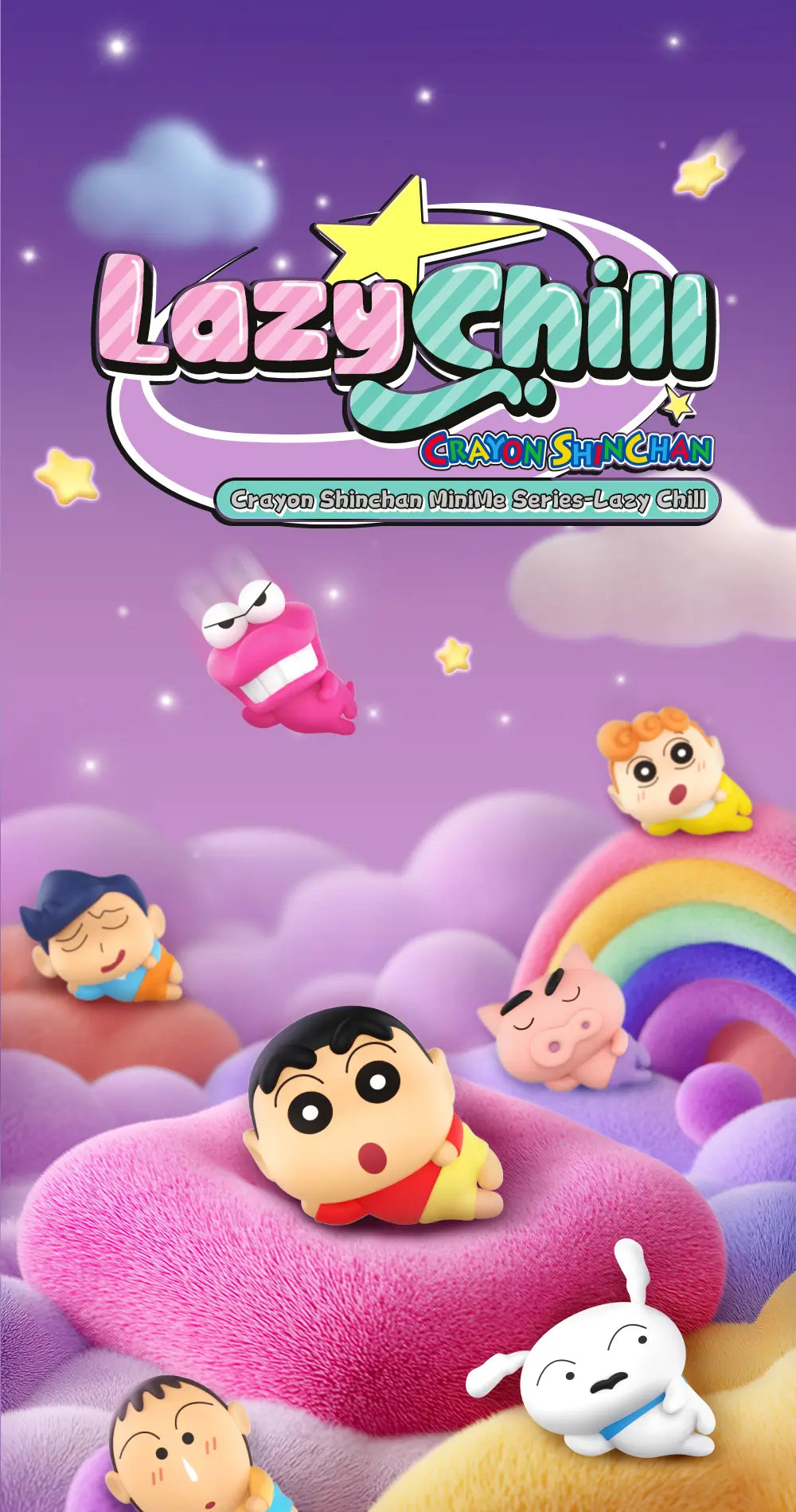 CRAYON SHINCHAN MINIME SERIES-LAZY CHILL CRAYON SHINCHAN MINIME SERIES-LAZY CHILL