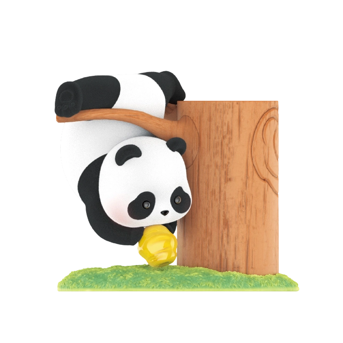 PANDA ROLL FRUIT TREE CLIMBING