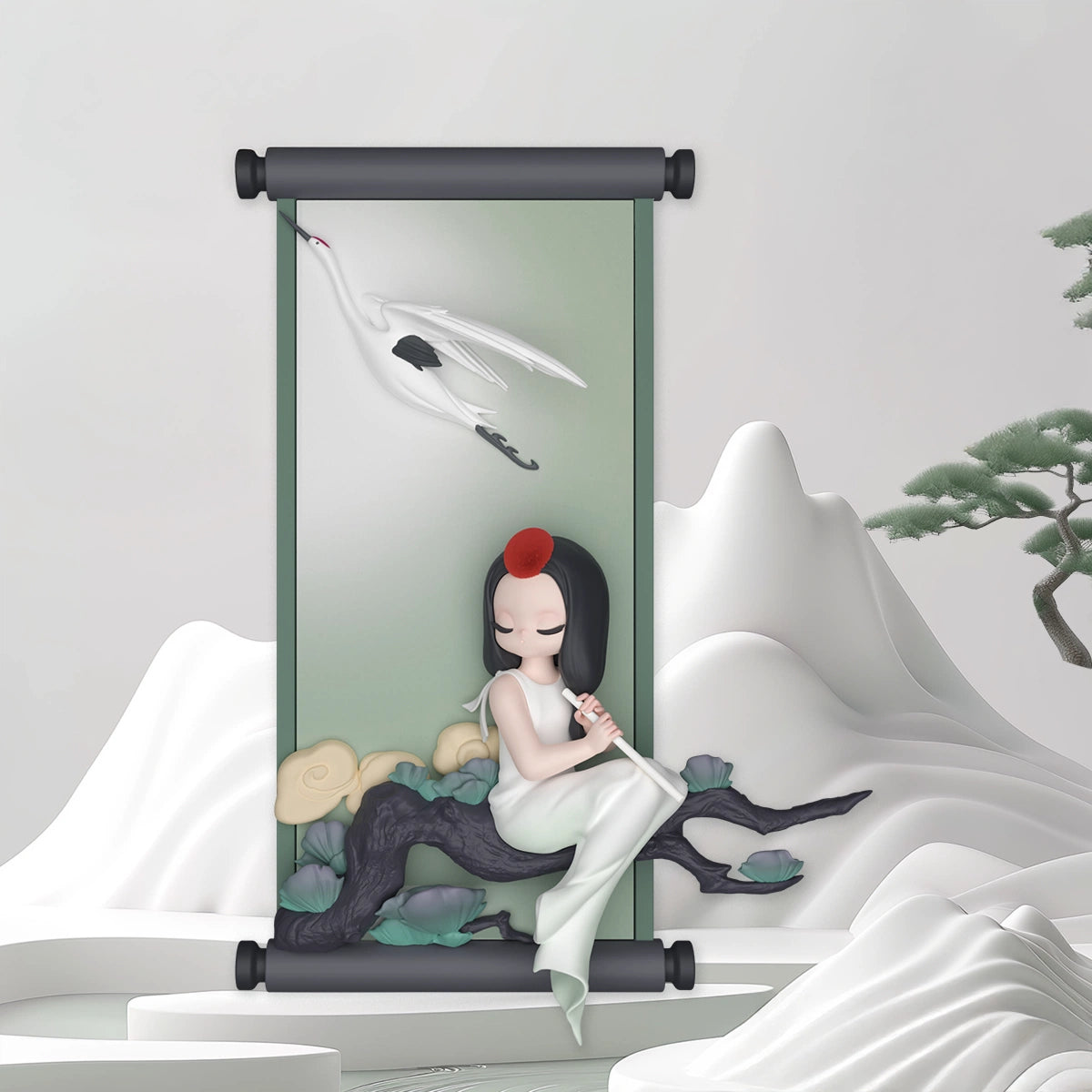 SLEEP CHINESE SCROLLS