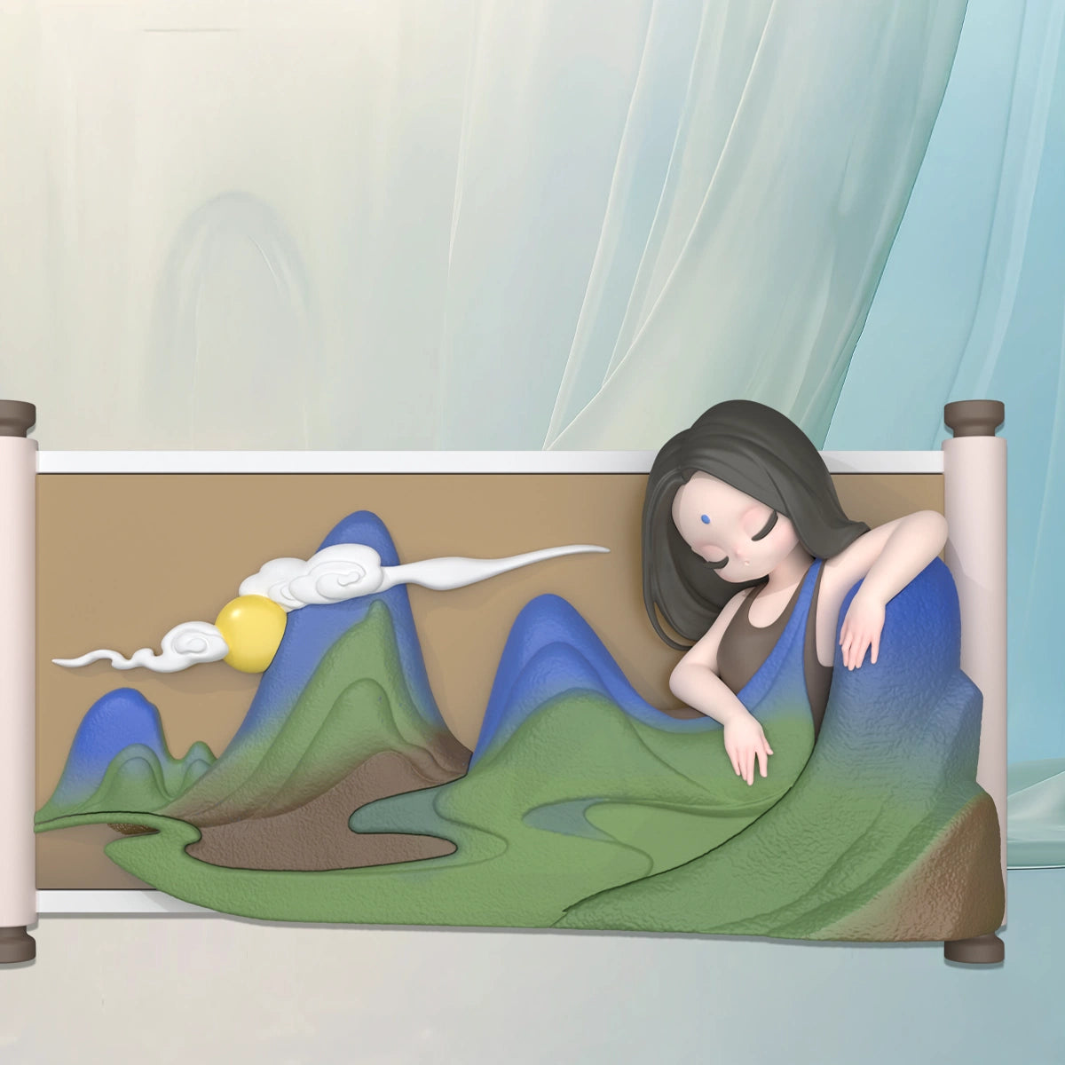 SLEEP CHINESE SCROLLS