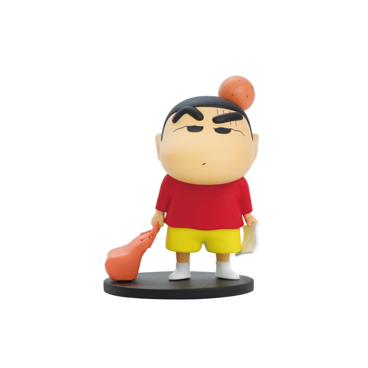 Got a Lump Shin-chan with head bump holding orange pouch and slip of paper, Daily Life Series 3