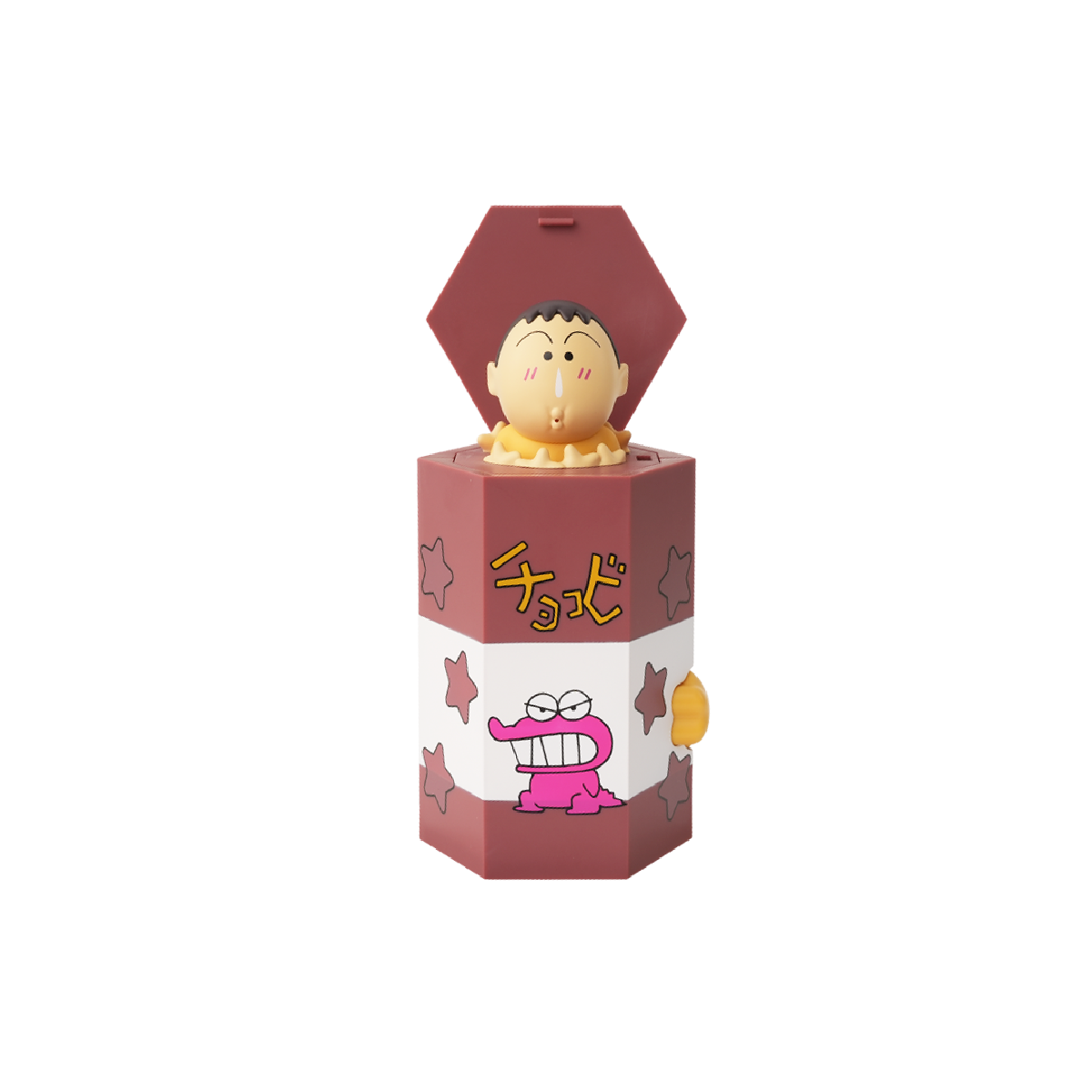 Masao-kun Summer Smash pop-up water toy inside a brown snack-box case