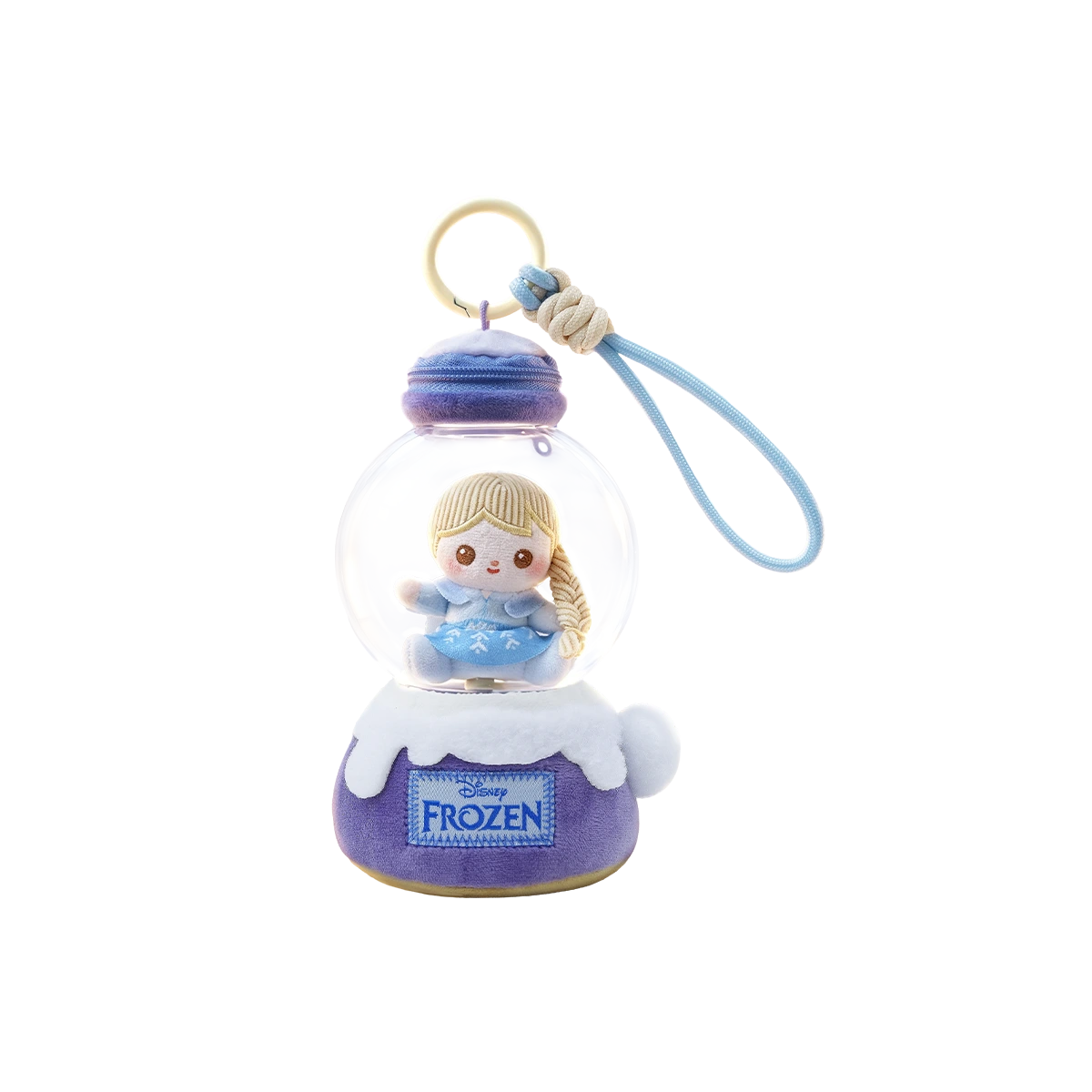 ディズニー『アナと雪の女王』Let It Rollシリーズのエルサ クリスタルボールぬいぐるみチャーム
