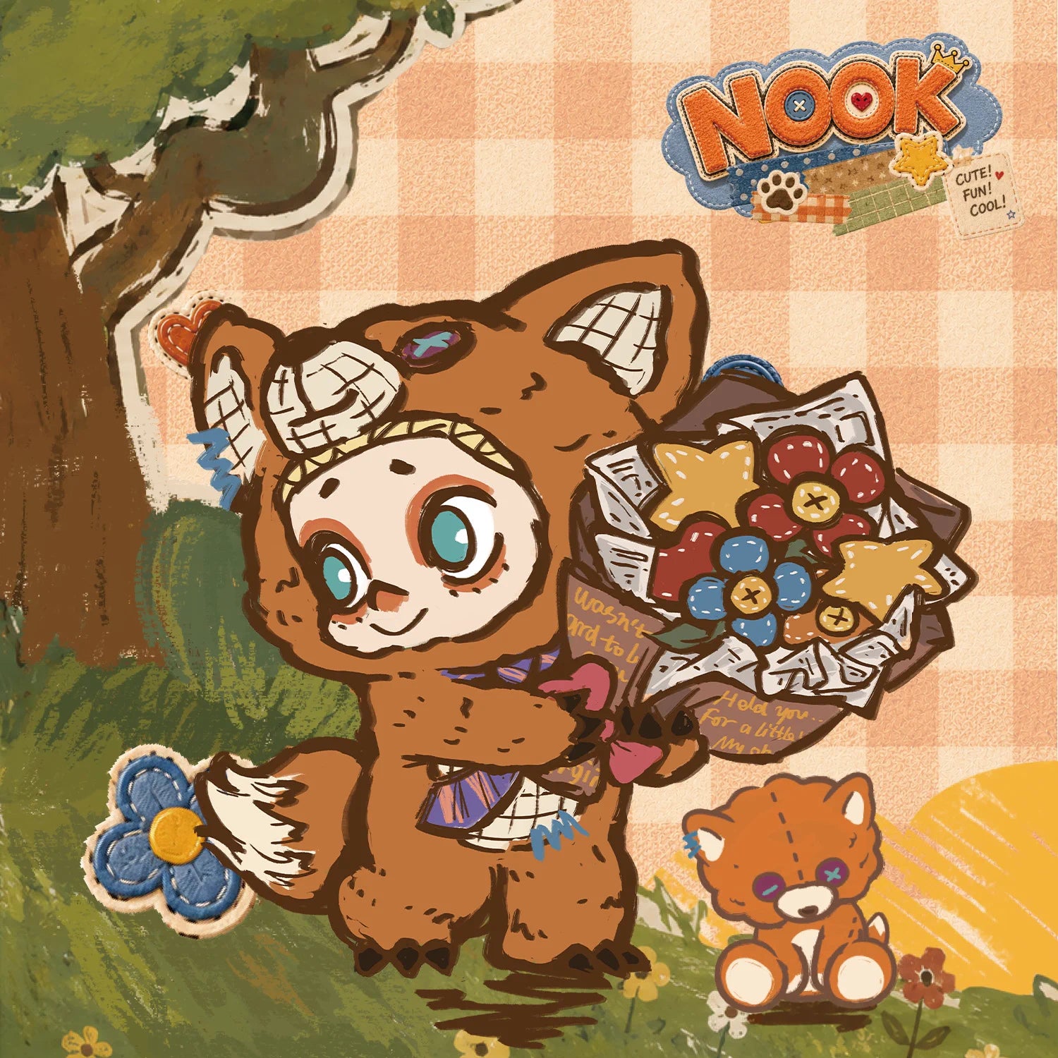 NOOK ANIMAL BOYFRIEND SERIES VINYL PLUSH KEYCHAINぬいぐるみキーホルダー