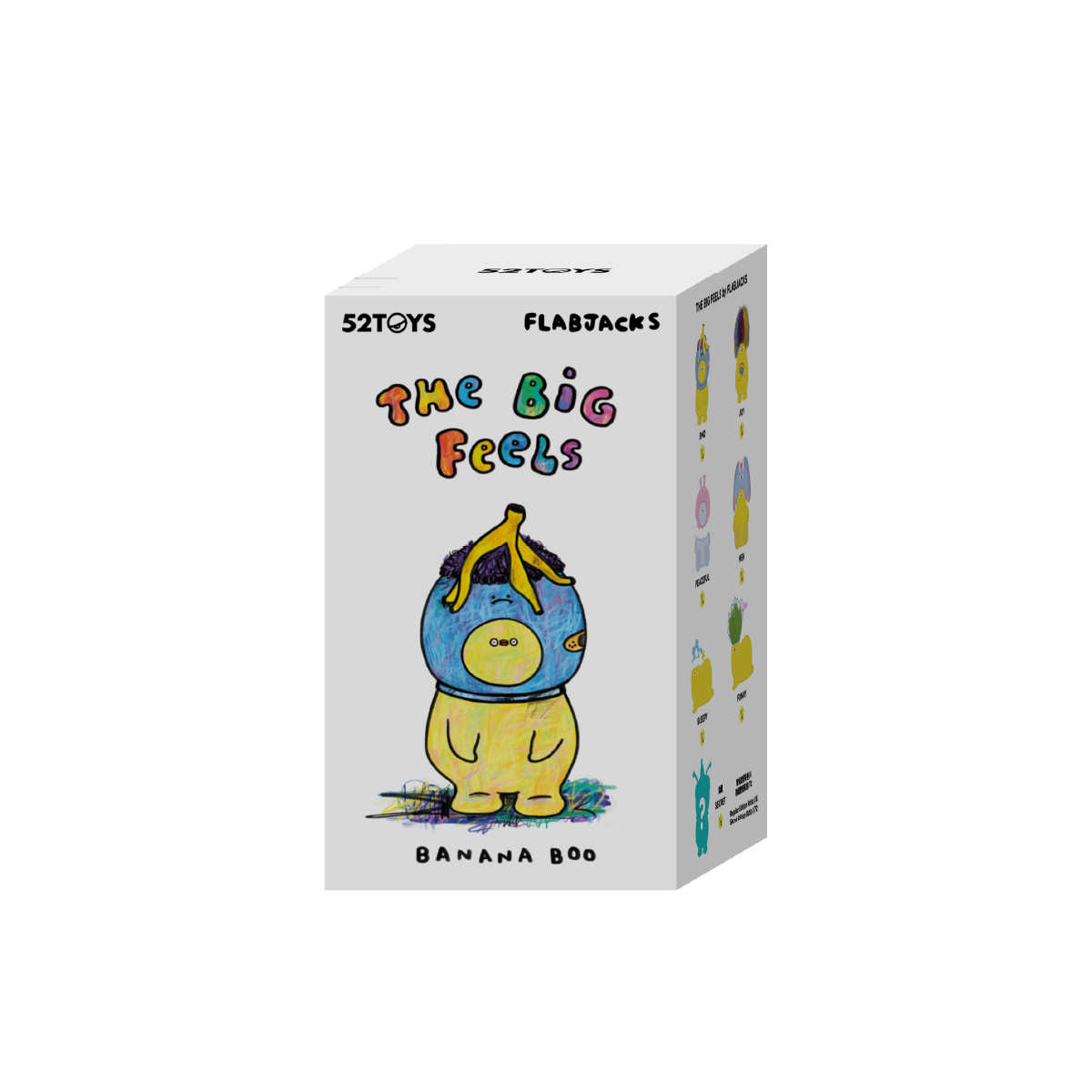 Flabjacks The Big Feels single blind box with Emo Banana Boo artwork