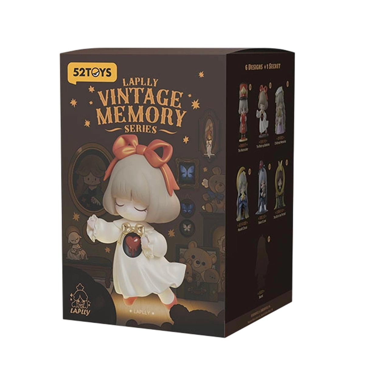 Laplly Vintage Memory single blind box packaging showing the bob-haired girl