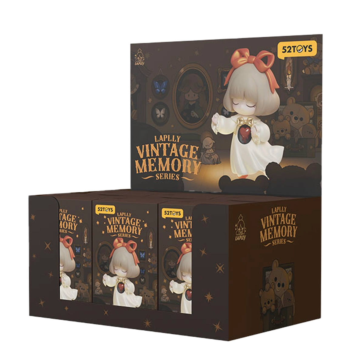 Laplly Vintage Memory full blind box display case of sealed packages