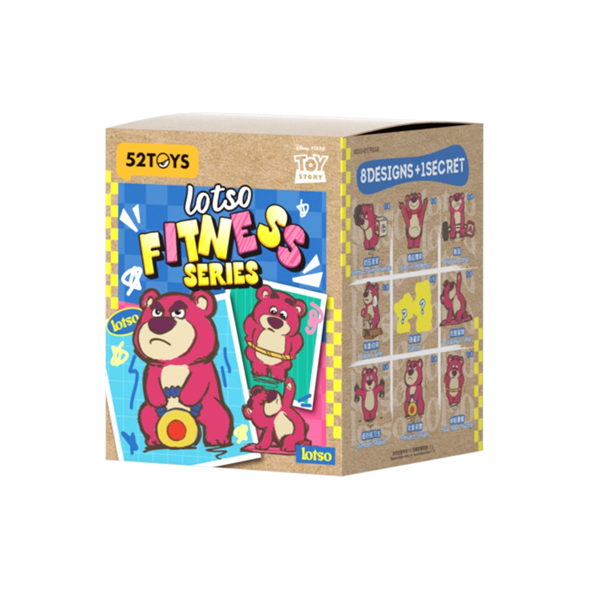 Lotso Fitness single blind box with lineup of eight designs plus secret