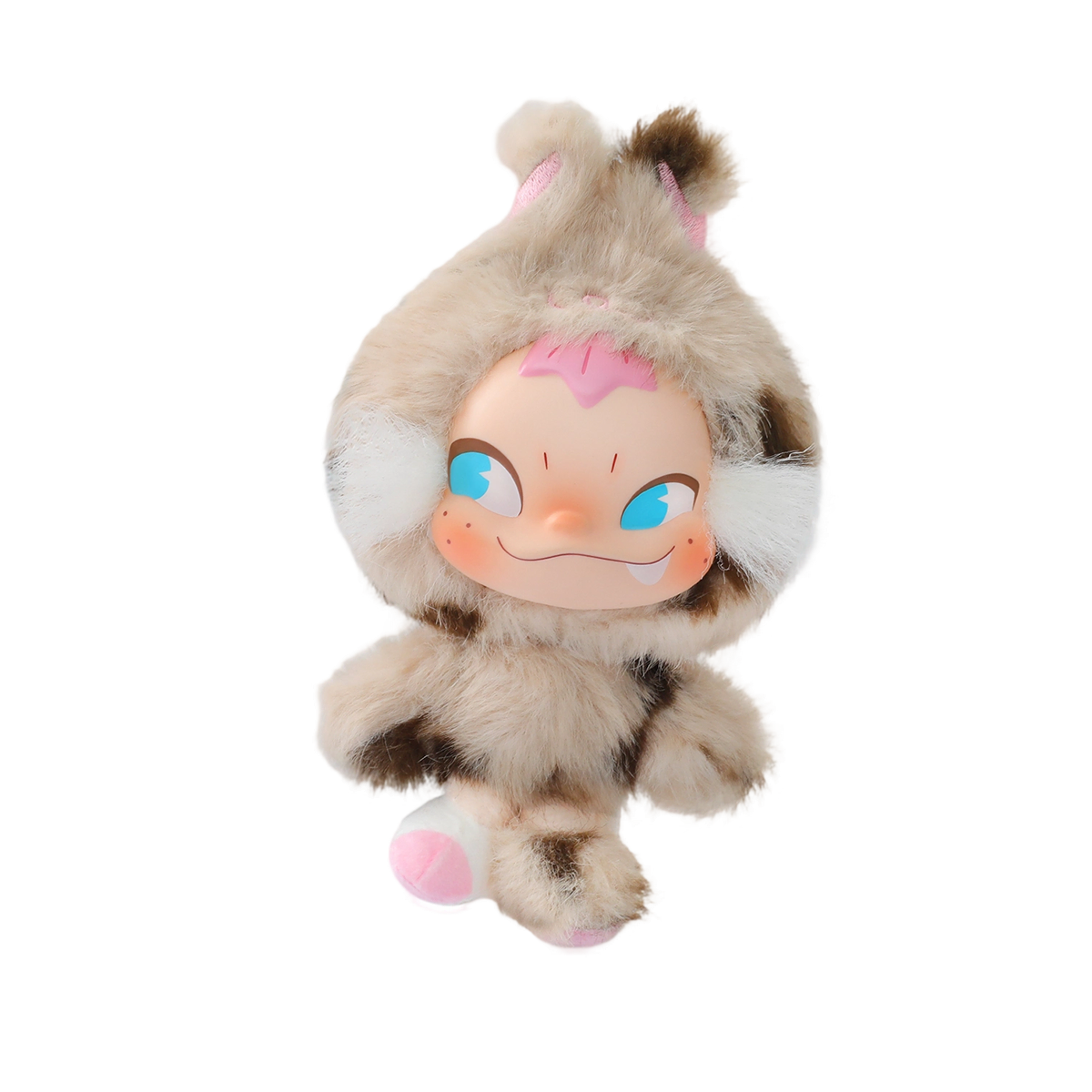Sweetie Mouse blue mouse-costume NINNIC plush keychain with heart-shaped ears, Different Us series