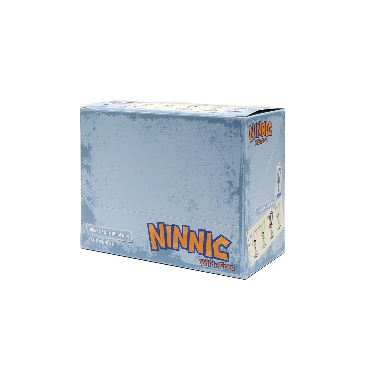 NINNIC Wild & Free phone strap blind box full display case packaging