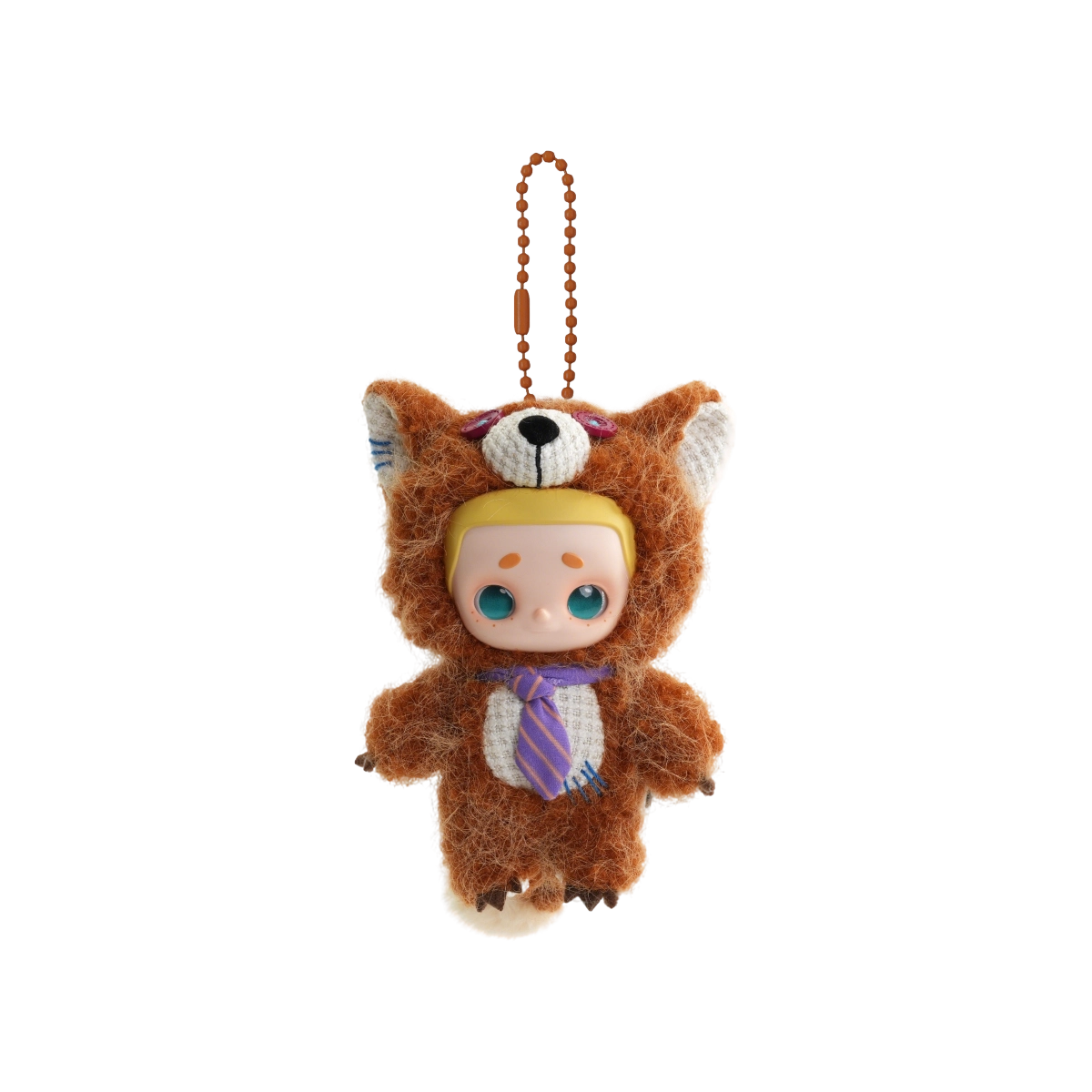 Main product view in brown and pink tones from NOOK ANIMAL BOYFRIEND SERIES VINYL PLUSH KEYCHAIN by 52TOYS