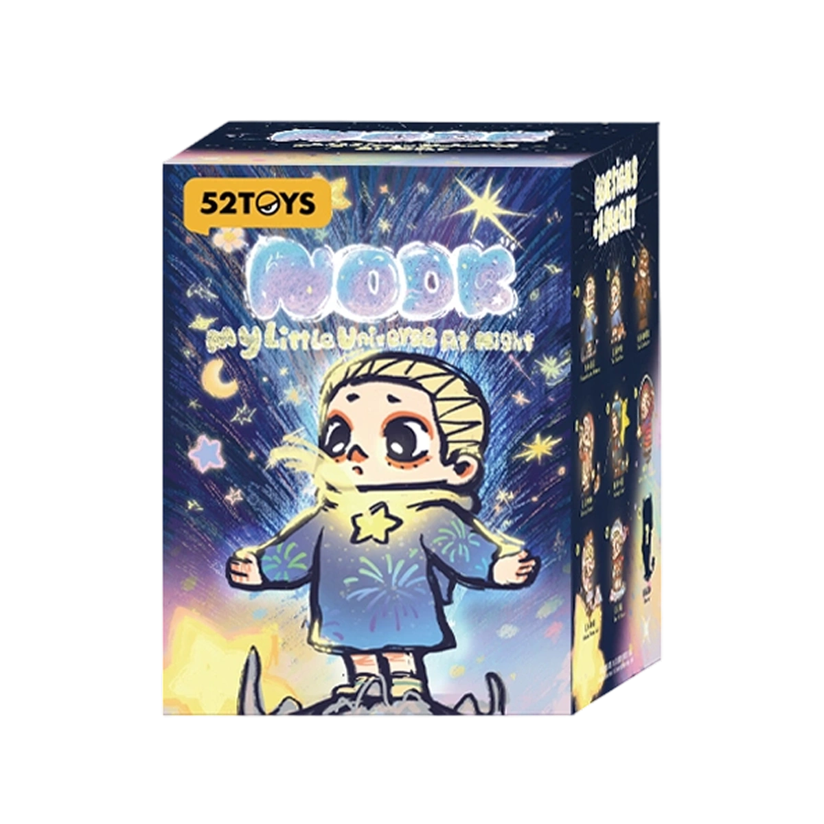 NOOK My Little Universe At Night blind box packaging with starry night artwork